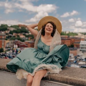 Hearts and Found Loretta Dress - handmade